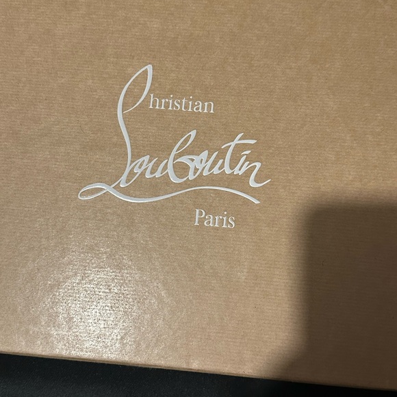 Christian Louboutin Black Heels with Red Soles - Picture 2 of 7